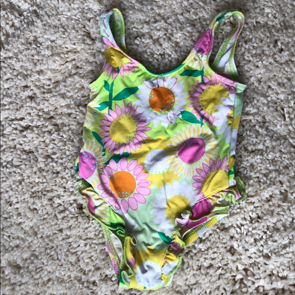 Lilly Pulitzer floral baby girl swimsuit 6-12 mon